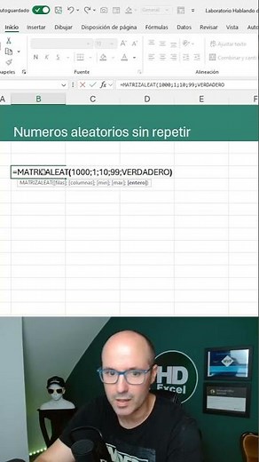 ✅ COMO GENERAR NUMEROS ALEATORIOS SIN REPETIR en #Excel