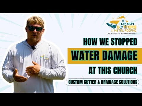 How We Stopped Water Damage at This Church | Custom Gutter & Drainage Solutions