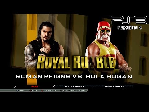 WWE 2K15 PS3 - Roman Reigns VS Hulk Hogan - KO Match [2K][mClassic]