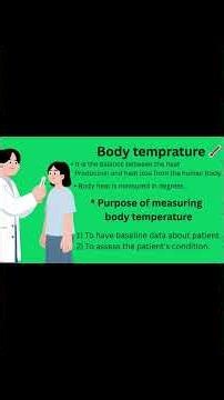 Body Temperature | Vital Signs | Normal Range & Regulation | Nursing Lecture (Hindi) ⭐#vitalaigns