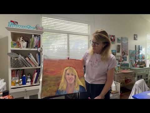 Self portrait and abstract landscape overview.