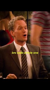 The Bro Code | How I Met Your Mother . . ©-barneystinson.clips #himym #barneystinson #suitup #ted #bromance #howimetyourmother #barney #sitcom #funny #fyp | How I met your mother Ⓜ️