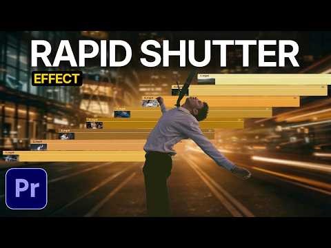How to Make RAPID SHUTTER EFFECT in Premiere Pro in Simple steps