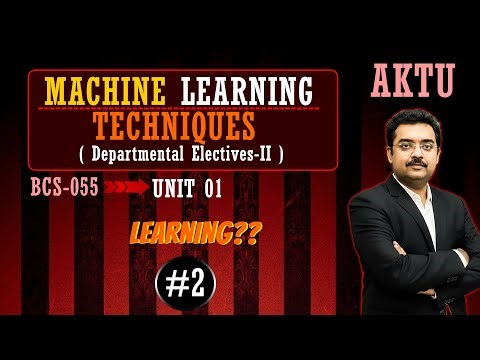 AKTU Odd Sem Machine Learning (BCS055) Concept of Learning | Machine Learning | B.Tech CS/CSE