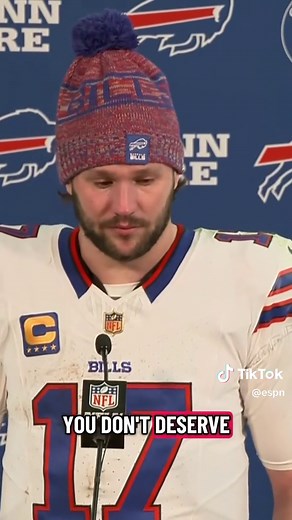 Josh Allen's Emotional Press Conference After OT Loss