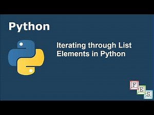 Iterating through List Elements in Python