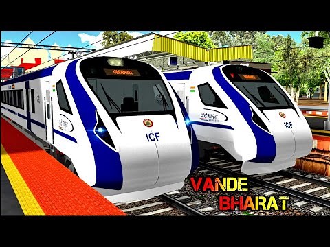 VANDE BHARAT EXPRESS JOURNEY IN MSTS || Train-18 IRTS