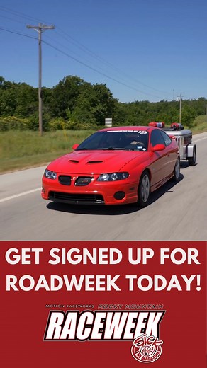 1.5K views · 18 reactions | Is your car not ready for Race Week 2.0 but still want to join in on the fun? Then sign up for road week today! #raceweek #motionraceworks #sickthemag #pontiacgto #draganddrive #automotive #racing #rmrw #horsepower #motorsports #becausestreetcar | Rocky Mountain Race Week | Facebook