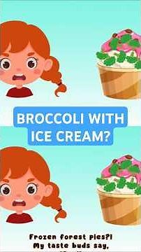 Do You Like Broccoli Ice Cream? | Nursery Rhymes & Kids Songs #shorts #nurseryrhymes #kidssongs