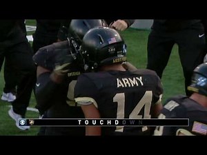 Army Football: Andrew McLean Field Goal Block & Jalen Sharp Touchdown Return vs. Fordham 9-1-17