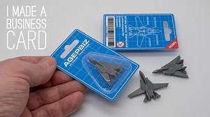 3D printing a business card with a surprise inside