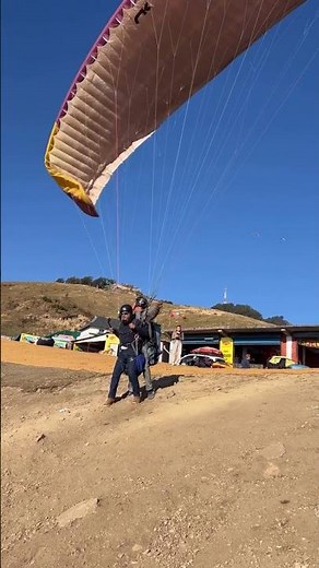 Paragliding in Rishikesh 🪂 paraglidingRishikesh #skyflaying #paragliding #flying #sky #flyingmagic