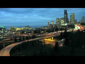 TIMELAPSE SEATTLE NIGHT AND DAY -- IN GORGEOUS HD