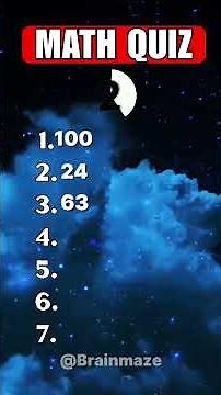 math quiz challenge 🧠 #quiz #shortsfeed #shorts #viral #mathematics