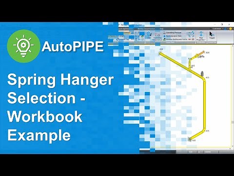 Spring Hanger Selection - Workbook Example
