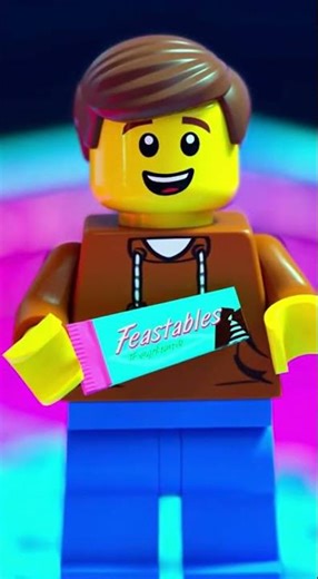 Last LEGO to Drop MrBeast Chocolate WINS 😱🍫 #mrbeast #lego #roblox #shorts #feastables