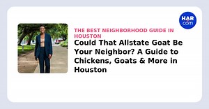 Could That Allstate Goat Be Your Neighbor? A Guide to Chickens, Goats & More in Houston - HAR.com