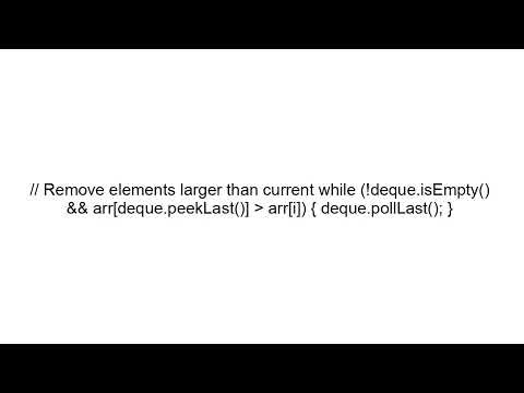 Sliding Window Minimum Explained | Deque Algorithm Made Easy