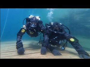 Diving in Viking Drysuits and Full face Masks