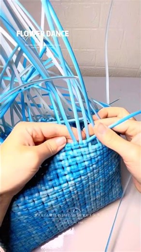 🌠Plastic Wire 💼 making #wirebasket #wirebag