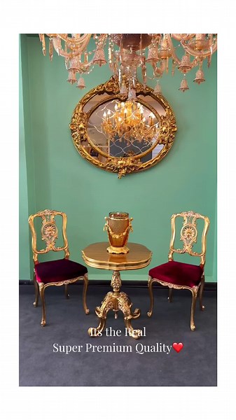 Customer ask what is difference between Super premium ! can you see this ? for more info dm us ❤️ #roomchairs #bedroomchairs #woodenchair #goldenchairs ##poshishsofa #ChiniotiFurniture