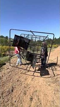 Check out this Muddy Quad Pod set up!! Super fast set up 😂😂 #hunting #deerhunter #whitetaildeer
