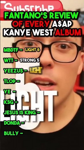 All Kanye Albums Scored 💿 #Fantano #KanyeWest #RapReview