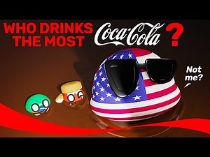 COUNTRIES SCALED BY COKE CONSUMPTION | Countryballs Animation