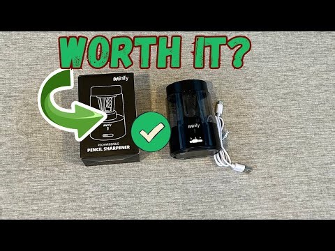 Quick Demo and Review - Minify Pencil Sharpener