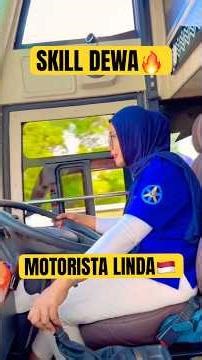 Unbelievable! Beautiful Woman Expertly Driving a Luxury Bus on Dangerous Rou