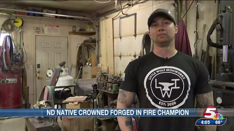 North Dakotan ‘Forged in Fire’ champion discusses win, hopes others will try bladesmithing