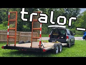 Upgrading and Fixing my Car Trailer so it Doesn't Fall Apart