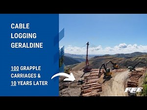 100 Grapple Carriages & 10 years Later: Behind the scenes with Cable Logging Geraldine