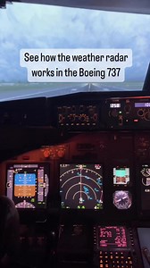 1K views · 13 reactions | How the weather radar works on the Boeing...