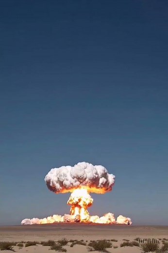 Atomic Bomb Explosion 💥☢️ | INSANE Sound Effect #Shorts
