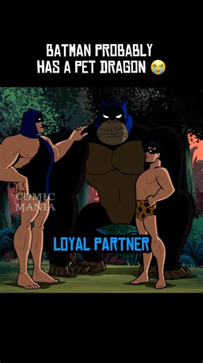 Now Batman has a gorilla?? 😭 #dc #dccomics #batman #memes #shorts