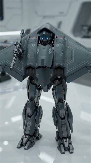 B-2 Spirit Stealth Bomber Transformer Robot Transformation! ✈️🤖 #Shorts #shortsfeed #grow #1million