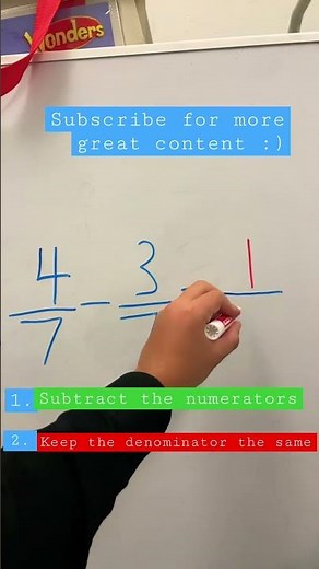 Math Antics—Subtracting Fractions
