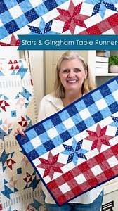 Kimberly Jolly & the FQS team on Instagram: "🌟Today we are showing you how to make this beautiful red white and blue table runner! This pattern might look a little difficult but following our step by step tutorial makes it a breeze. 🙌🏼Comment "Tablerunner" if you want the link to the tutorial!🙌🏼⁠ ⁠ ⁠ #KimberlyJolly #FatQuarterShop #Sewing #Quilting #Bloopers #Tutorial⁠"