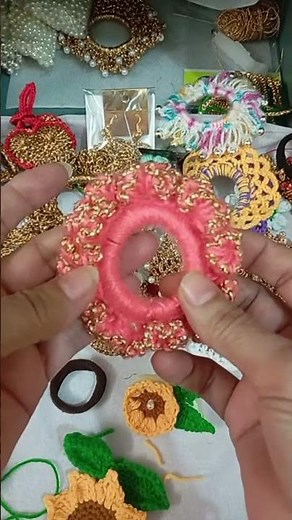 How to crochet cute hair accessories tutorial for beginners