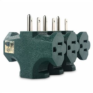 [UL Listed] Cable Matters 3-Pack 3 Way Plug Adapter 15A 1875W in Green (3 Prong 3 Outlet Adapter Power Splitter Plug Outlet Multi Plug Outlet Outlet Extender) - Walmart.ca