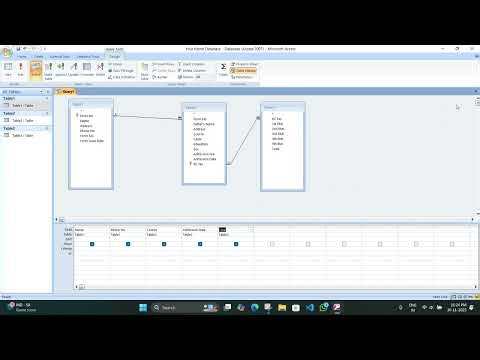 4 No. Class MS Access 2007 - Select Query