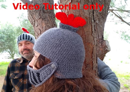Video Tutorial Crochet Helmet Hat. All Sizes. All Patterns, 42 Pages and 9 Videos. US Terms. Italian Version Pdf. - Etsy