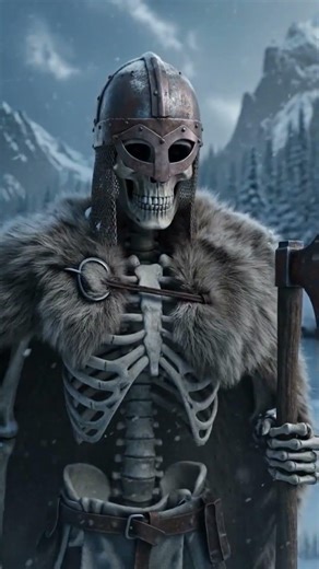 WHAT IF a Viking Warrior was a SKELETON? #shorts #skeleton