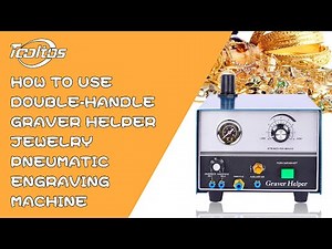 How to Use Double-Handle Graver Helper Jewelry Pneumatic Engraving Machine?