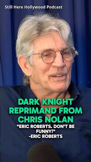 My"Dark Knight" Reprimand from Director Christopher Nolan -Eric Roberts