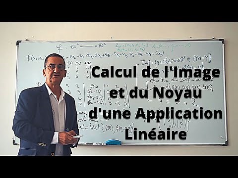 Image et Noyau d'une Application Linéaire