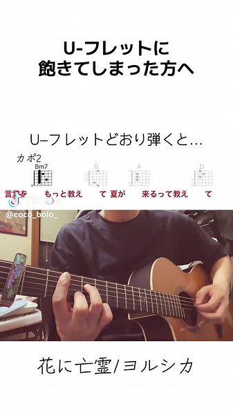 おしゃれなコードで「花に亡霊」を弾こう！