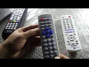 Como programar un control universal huayu
