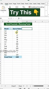 50K views · 342 reactions | Running Total in pivot table Excel tips and tricks. Follow  excel_funclub #exceltips #exceltricks #exceltutorial #explore #excelshortcuts #microsoftexcel | excel_funclub | Facebook